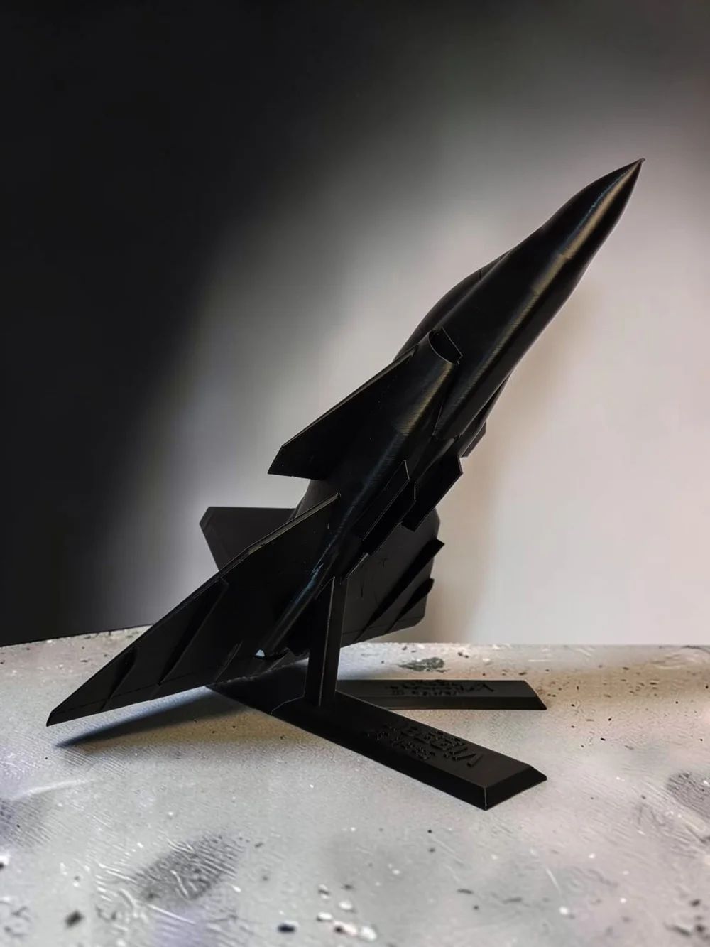 3-D Model Saab 37 Viggen, Cold War-era Swedish Supersonic Figher Jet **